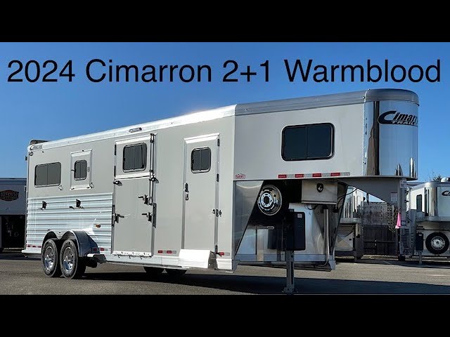 Preview image of 2024 Cimarron 2+1 Warmblood Gooseneck With Air Ride youtube video