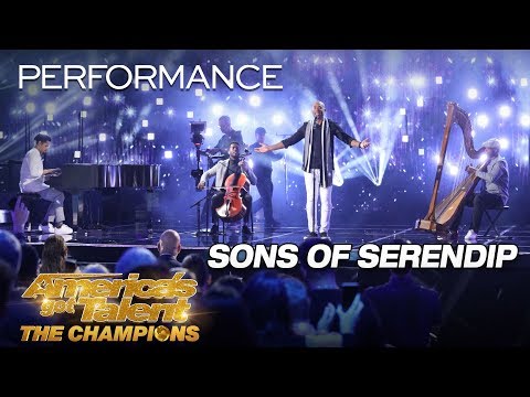 Sons of Serendip: Quartet Stuns With "Somewhere Only We Know" - America's Got Talent: The Champions