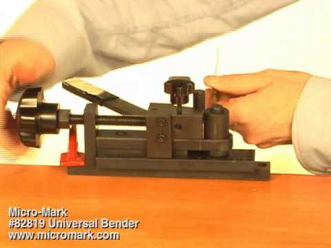 How to Bend Metal Strip Using Micro-Mark #82819 Universal Bender