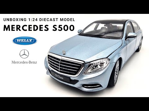 Unboxing | 1:24 Welly Mercedes Benz S Class S500 Model- Silver #unboxing #welly #mercedes #sclass