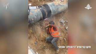 הכנסת סיוע הומניטרי בכניסה לרצועת עזה