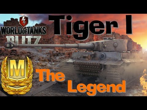 WOT Blitz Legendary Tiger I Mastery Gameplays