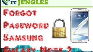 Forgot Password Samsung Galaxy Note 2 (Hard Reset)