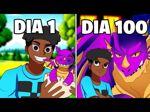 SOBREVIVI 100 DIAS EVOLUINDO DRAGÕES MINECRAFT O FILME