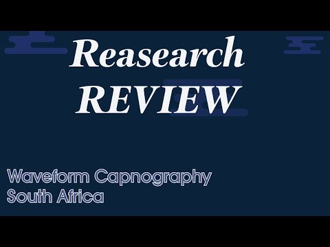 Research Review | Waveform Capnography in South African Paramedicine — Summary of Wylie et al. (AfJEM 2019)