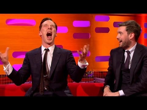 Watch Benedict Cumberbatch Leave Harrison Ford Speechless With His Chewbacca Impression
