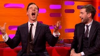BENEDICT CUMBERBATCH does Chewbacca Impression - The Graham Norton Show BBC AMERICA