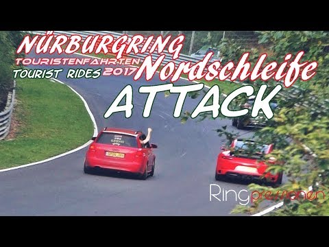 Nürburgring NORDSCHLEIFE Touristenfahrten Green Hell Tourist Rides Overtake ATTACK #no crash 2017