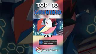 The Best Greninja Cards of All Time! #Greninja #PokemonCards #Top10 #PokemonTCG #BestPokemonCards