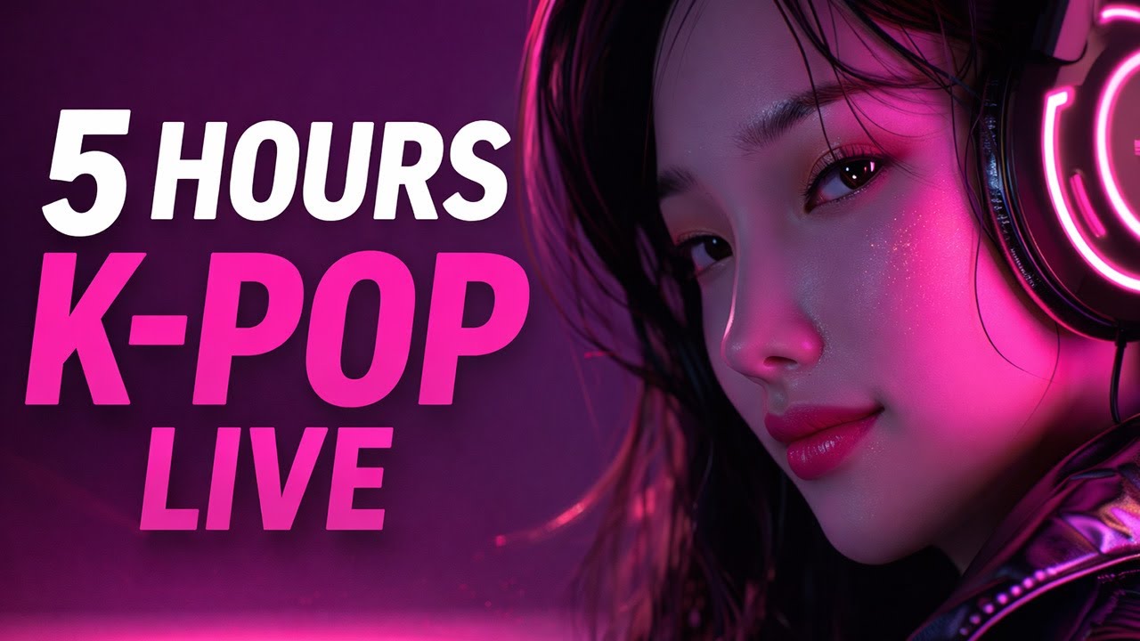 【5 HOURS LIVE】Midnight K-POP Girl Crush Mix｜Dark & Cool Vibes｜Mystic Roses
