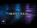 HEAVY RAIN at Night to Sleep Well and Beat Insomnia | Study, Relax, Reduce Stress with Rain Sounds