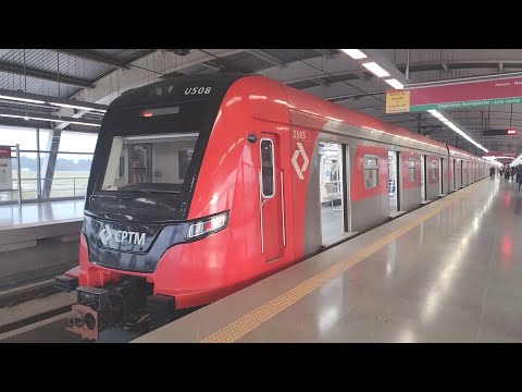 CPTM - Linha 13 Jade Expresso Aeroporto - Viagem Completa de Luz a Aeroporto Guarulhos - 28/07/2023