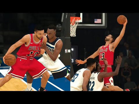 NBA 2K19 MY CAREER SEASON 2 GAMEPLAY #77 - Chicago Bulls vs Minnesota Timberwolves