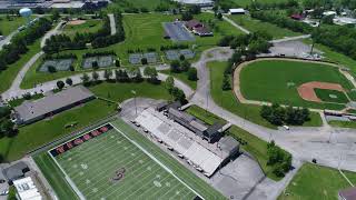 Drone footage of East Campus facilities