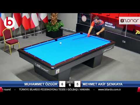 MUHAMMET  ÖZGÜR & MEHMET AKİF ŞENKAYA Bilardo Maçı - 