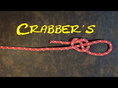 How to Tie the Crabbers Knot - Noose or Fixed Loop Knot - A Little Easier than the Capstan Knot