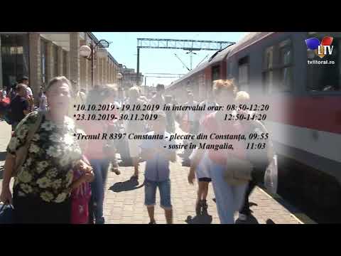 Trafic feroviar închis pe distanța Constanța - Mangalia  - Litoral TV