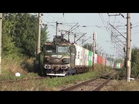 Tren de marfa UNICOM intra in statia Suceava cu 476-531-9 - 22.08.2016