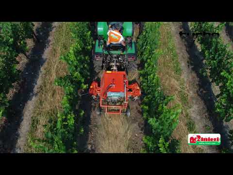 Porte outils double TWIN TURBO avec charrues pour vignobles et vergers_3