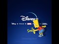 EXTREMELY RARE Simpsons Disney Ad READ DESCRIPTION DISNEY AND FOX