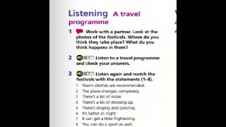 Eyes open 4 module 1 page 8 listening A travel programme