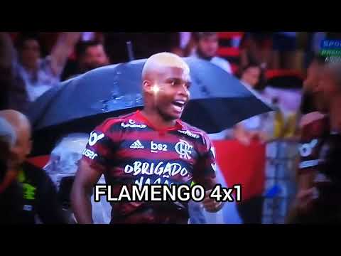 Reações aos gols de Flamengo 6x1 Avai