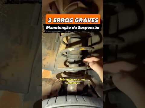 3 ERROS GRAVES NA MANUTENÇÃO DA SUSPENSÃO DO CARRO #amortecedor #suspensão #mecanica #carro