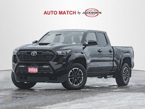 2024 Toyota Tacoma 4x4 Double Cab Auto SB in Black for sale at Jackson's Toyota in Barrie, ON
