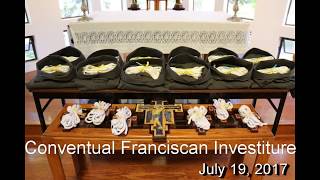 A Look Into The Conventual Franciscan Investiture 2017
