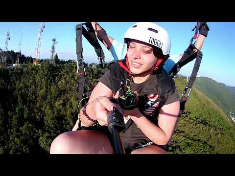 voo duplo de parapente instrução Poços de Caldas.
