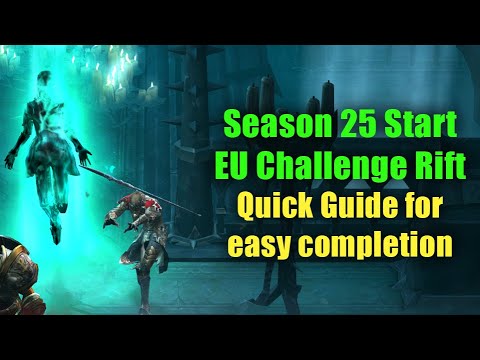 EU Challenge Rift for Season 25 Start - Quick TL;DR Guide to Speed Up your Leveling Journey!