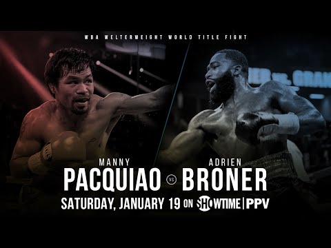 Manny Pacquiao vs. Adrien Broner Officially Set For January 19 In Las Vegas