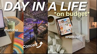 7 AM day in a life of living on a Budget 💸 | Usher concert, love is blind review, homemade matcha