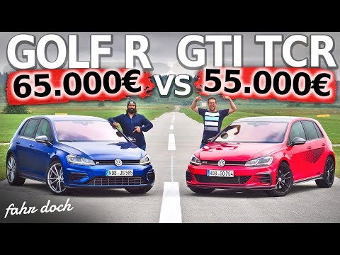 THE ULTIMATE COMPARISON! VW GOLF GTI TCR vs GOLF R | Drive it