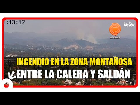La Calera y Saldán en llamas: Aviones hidrantes combaten el fuego en zona de difícil acceso