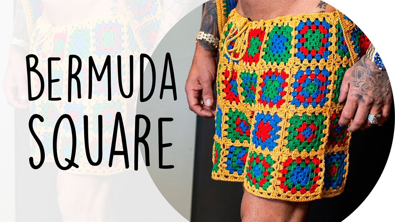 Bermuda squares in crochet (Egypt yarn)