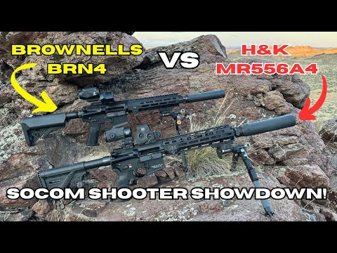 Brownells BRN4 Vs H&K MR556A4- Socom Performance You Can Buy!