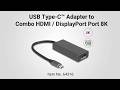Delock Adaptateur USB type C - DisplayPort/HDMI