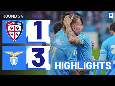 CAGLIARI-LAZIO 1-3 | HIGHLIGHTS | Immobile writes his name in the history books! | Serie A 2023/24