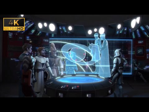 Planning the Attack | Star Wars The Clone Wars | Second Battle of Geonosis | 4K
