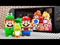 Lego Mario Yoshi Luigi Try To Save Them ALL Legomario