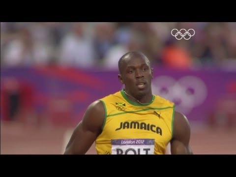 Bolt & Blake Win 200m Semi-Finals - London 2012 Olympics