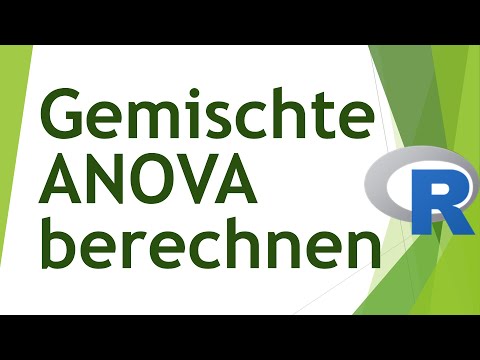 Gemischte ANOVA in R - Berechnung und Interpretation