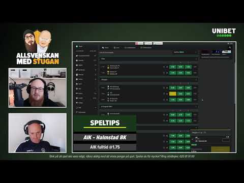 Speltips AIK - Halmstad | Måndag 2/8