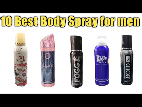 10 Best Body Spray For Men💯⛄lCosmetic Facts|