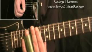 How To Play The Slide Guitar Introduction to George Harrison Give Me Love