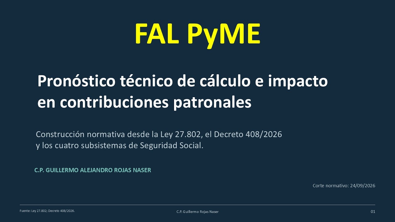 FAL: pronóstico LSD F.931 – Guillermo Rojas Naser