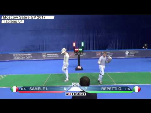 FE M S Individual Moscow RUS Grand Prix 2017 T64 13 green SAMELE ITA vs REPETTI ITA