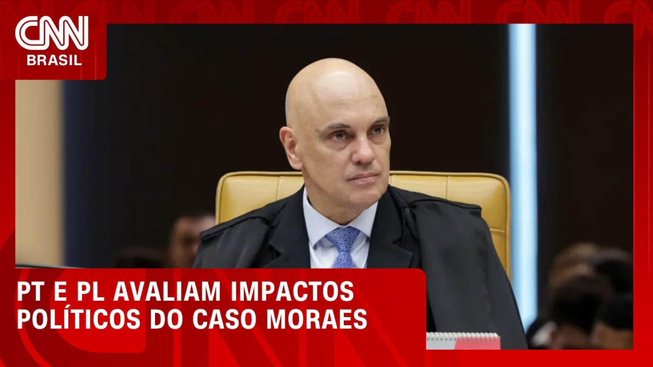 Caso Moraes movimenta PT e PL; entenda as reações dos partidos | CNN 360°