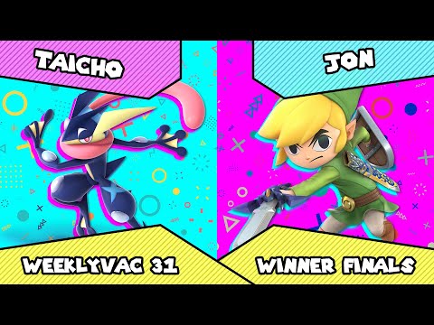 WeeklyVac 31 - SSBU - Taicho (Greninja) vs Jon (Toon Link)
